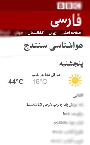 Sanandaj weather