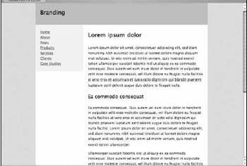 ّFloated two-column layout
